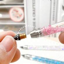 4 支/包皇冠形液体砂笔，可爱先进技术无墨永恒铅笔可无限书写，无需削尖 - 彩色 - 查看 6