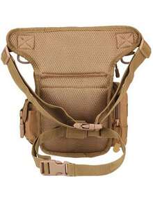 男士腿包,適用於戶外、荒野、自行車、摩托車運動腰包、徒步背包 - 卡其色 - 查看 6