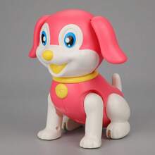 1pc Cartoon Electric Toy Dog With Sound And Walk Functions, Intelligent Robot Toy - Blue - View 8