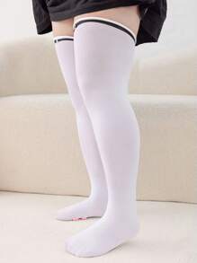 Women's Over-The-Knee High Socks, Harajuku Style, 3d Cat Claw Patterns, Sexy Compression Stockings - 白色 - 查看 4