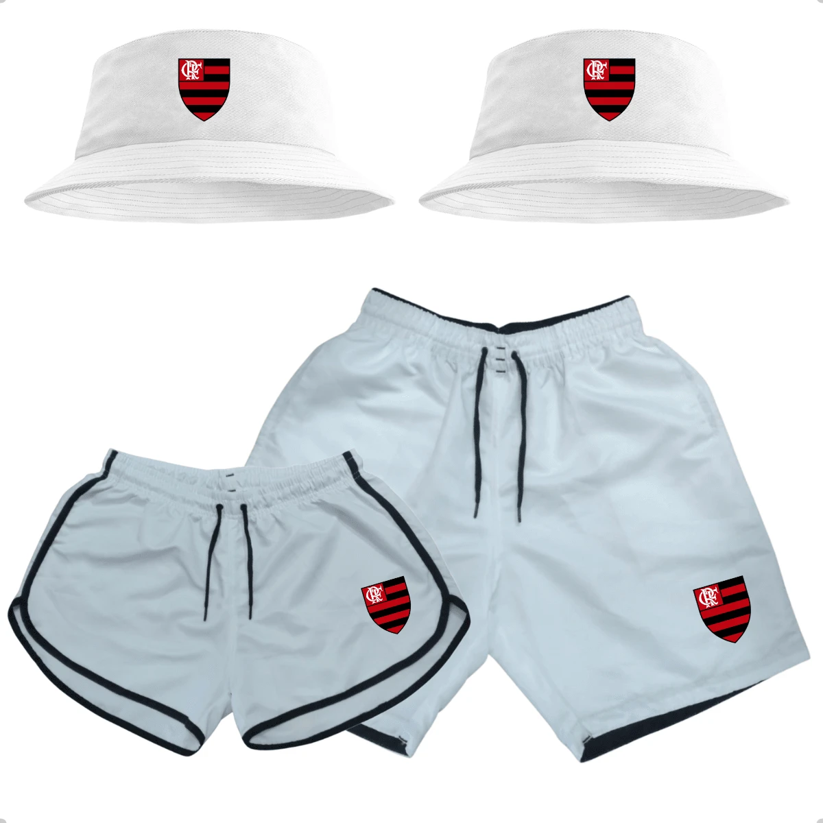 Men Shorts - 白色 - 查看 1