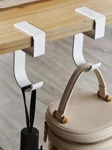 Office Desk Portable Hook For Hanging Bags, Coats Or Headset At Desk Side Back To School