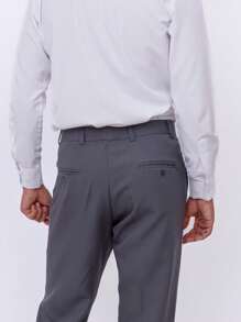 Men Pants - 灰色 - 查看 2