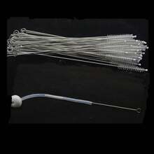 Straw Brush Set For Bottle, Water Bottle & Drinking Straws, Stainless Steel,Kitchen,Kitchen Items,Cleaning,Cleaning Brush,Kitchen,Bathroom,Home,Household Supplies - Silver - View 9