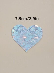 8 件装全新一次性性感内衣乳贴，薄款十字形诱惑胸贴，闪光防光增大贴，狂野不羁