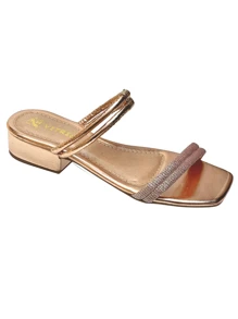 Women Flat Sandals - 米色 - 查看 3