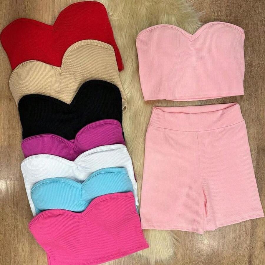 Women Two-Piece Outfits - White - View 1