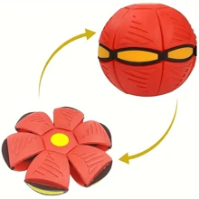 Bounce Ball, Elastic Step Ball Toy, UFO Transformation Ball, Inflatable Bounce Ball Interactive Foot Step Ball Outdoor Toy - Purple - View 4