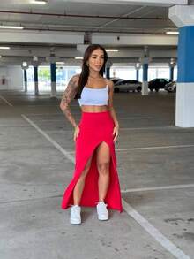 Women Skirts - Đỏ - Xem 3