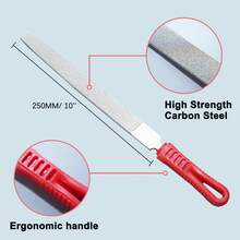 Flat Metal File, Made Of High Carbon Steel, Ergonomic Plastic Handle, With Anti-Slip Design In Multiple Sizes - Multicolor - View 4