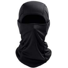 Ski Mask Balaclava Face Mask-UV Protection Dustproof Windproof Face Cover For Men Women Skiing, Snowboarding, Cycling Hiking Black - A - View 11