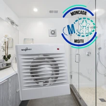 Extractor De Aire Empotrable Para Baño 15w Color Blanco - Blanco - Ver 1