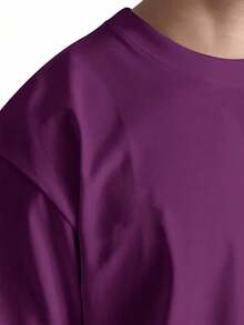 Men T-Shirts - Màu tím - Xem 3