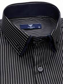 Men Shirts - 黑與白 - 查看 2