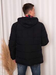 Men Winter Coats - 紅色 - 查看 6