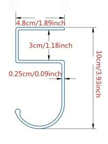 Office Desk Portable Hook For Hanging Bags, Coats Or Headset At Desk Side Back To School