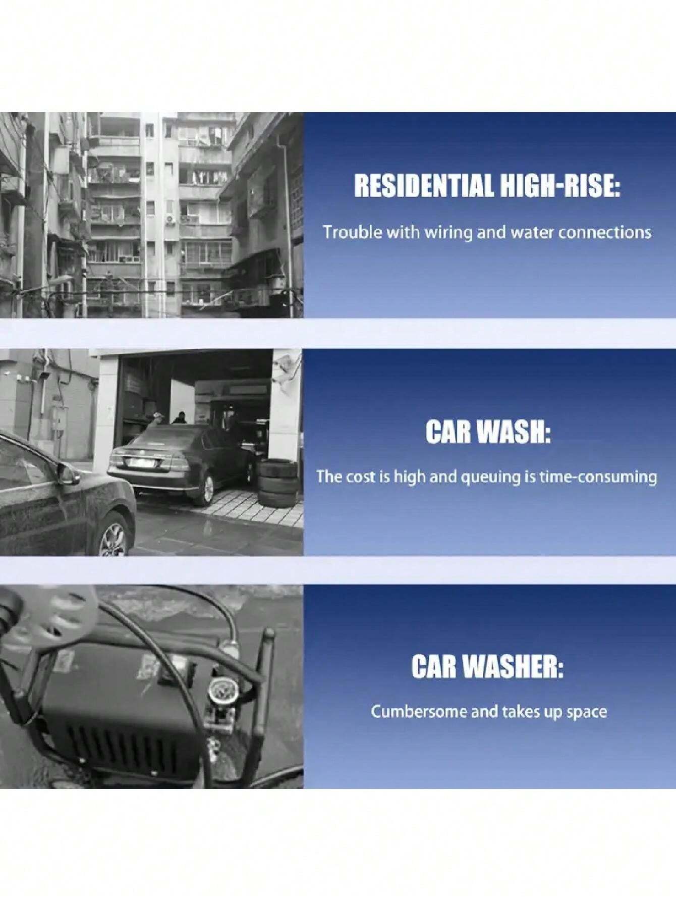 50.72oz Electric Car Foam Sprayer, Car Wash HandHeld Foam Watering Can