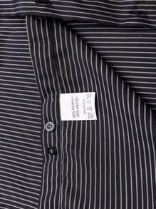 Men Shirts - 黑與白 - 查看 6