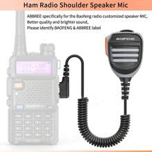 Baofeng 780 Microphone Haut-parleur À Main Imperméable À L'eau Pour Talkie-walkie À Deux Voies, Microphone D'épaule À Distance Pour Radio Frs Gmrs Uv-5r Bf-f8hp Uv-5rx3 Uv-5r+, Uv-5x, Bf-888s, Uv-s9plus, Uv-82