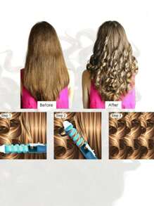 Rizador de pelo portátil profesional, rizador de pelo de cerámica, rizador de pelo ,PUNTA DE ESPIRA - Multicolor - Ver 4