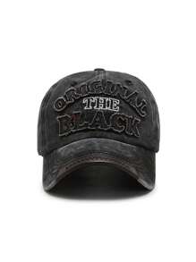 1pc Unisex Baseball Cap Washed Hat, Outdoor Sun Protection Visor Hat For Women And Men Street