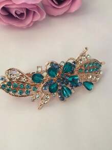 1 Peça Decoração De Arco Com Strass Clipe Francês Para Casual Diário Passeio Vestir/Colorido - Multicolorido - Visão 4