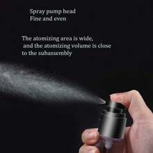 1入酒精消毒噴霧瓶,可攜式可補充瓶,適用於消毒劑或妝水