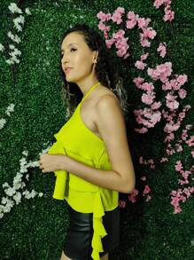 Women Dresses - 綠色 - 查看 3