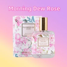Morning Dew Rose Women's Perfume Long Lasting Fragrance Fresh Rose Fragrance Elegant Perfume 30ML 1 Bottle