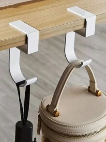 Office Desk Portable Hook For Hanging Bags, Coats Or Headset At Desk Side Back To School