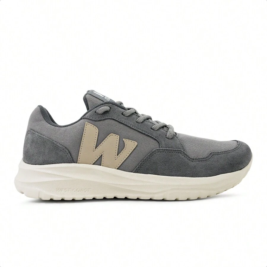 West Coast Men Sneakers - CINZA / BEGE - 查看 1