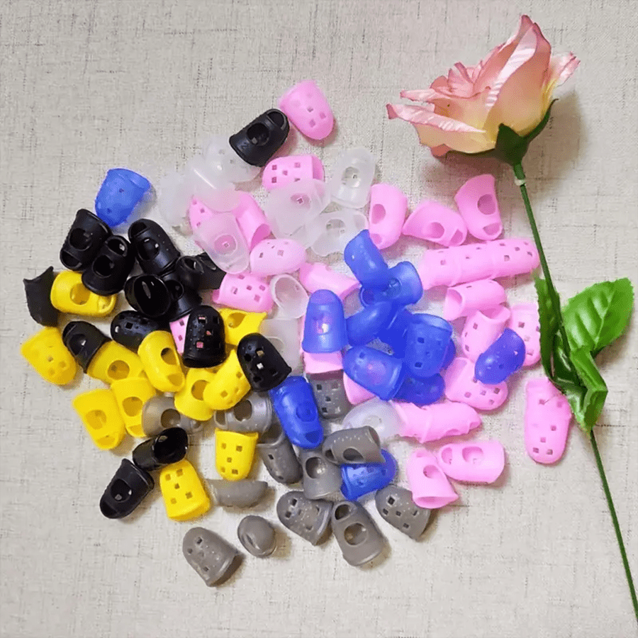 5pcs AntiScald Finger Cots For Guitar And Piano Playing