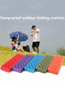 1pc Camping Foam Pad, Foldable Sit Pad Waterproof Foam Seat Pad Camping Sleeping Mats Outdoor Cushion For Pinic Hiking Backpacking Mountaineering Picnic - Multicolor - View 2