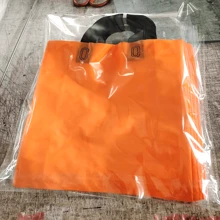 Skc新品大容量購物袋/箱袋/塑料袋化妝品厚衣物塑料袋 - 白色 - 查看 5