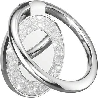 1 Pc Mobile Phone Ring Holder, Circular Rhinestone Inlay, Manual Drill, New Desktop Anti Fall Slouchy Phone Holder, All Metal Ring Buckle, Universal For Mobile Phones And Tablets Compatible With IPhone, Android Phone, Gift For Birthday, Family, Friends Finger Ring Holder, Phone Grip, Phone Accessories