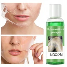 MOOYAM Minyak Eksfoliasi yang Cocok untuk Warna Kulit Gelap, Minyak Eksfoliasi Hijau dengan Asam Salisilat dan Natrium Hialuronat, Minyak Eksfoliasi Ampuh, Larutan Eksfoliasi Tubuh yang Cocok untuk Semua Jenis Kulit - Hijau - View 3
