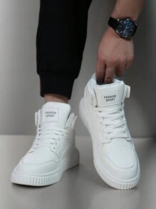 Chaussures de skateboard pour hommes, printemps automne 2024, chaussures de sport casual, chaussures d'étudiant, chaussures plates de mode. Chaussures casual simples, chaussures de sport légères et confortables, style polyvalent, convenant pour le port quotidien et les voyages extérieurs. Chaussures de sport casual haute tige