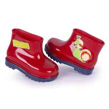 Kid's Rain Boots - 紅色 - 查看 1