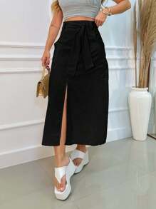 Women Skirts - màu đen - Xem 1