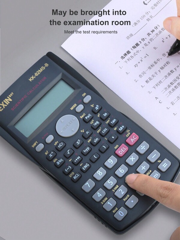 1 Pièce Calculatrice Scientifique, Calculatrice Multifonctionnelle Avec Des Fonctions, Calculatrice Portable Utile Pour Étudiants Et Bureau