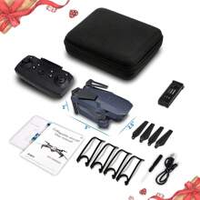 Dron con cámara 4k y Gps, Batería eléctrica cuadricóptero plegable Rc Mini Drone con cámara Drone con Cámara Dual 4K Ultra HD con Control Remoto