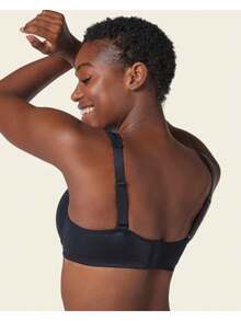 Brasier Copa B de buen cubrimiento con tirantes acolchados - Negro - Ver 2