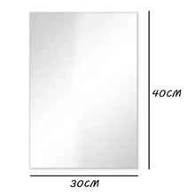 Espelho Adesivo Decorativo Plástico Flexível - RETANGULAR - Visão 1