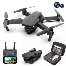 Dron con cámara 4k y Gps, Batería eléctrica cuadricóptero plegable Rc Mini Drone con cámara Drone con Cámara Dual 4K Ultra HD con Control Remoto
