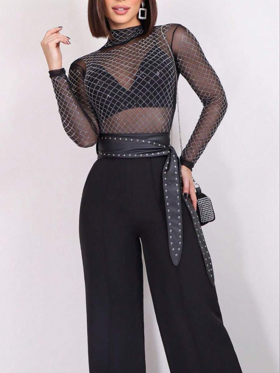 body de luxo tule com pedrarias tendencia 2024