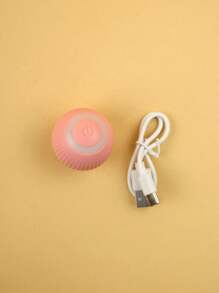 1 Rechargeable Smart Cat Toy Ball For Indoor Play, Suitable For Large, Medium And Small Cats - Pink - View 10