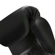 1pair Black Boxing Gloves For Children And Adults, Suitable For Boxing, Kickboxing, Muay Thai And Sandbag Training Beginners, Men And Women - Black - View 5