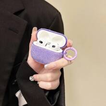 苹果 1 件装水钻磨砂保护壳 适用于 Airpods 2/3/Pro/Pro2/Pro4 - 紫色 - 查看 7