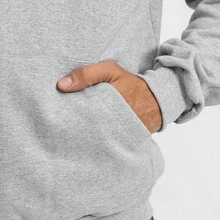 Men Hoodies - 灰色 - 查看 2
