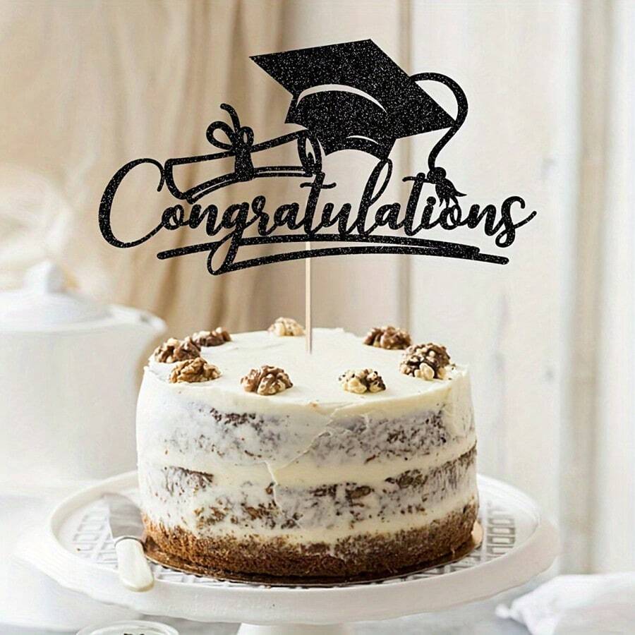1pc Graduation Celebration Cake Insert, For Students Graduation Party ...